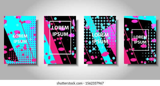 Modern background design. Colorful halftone gradients. Minimal covers design. Background template design for web. Cool gradients. Vector illustration. Eps10