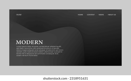 Diseño de fondo moderno con textura de gradiente y grano. Fondo de degradado minimalista con formas geométricas para el diseño del sitio web, página de inicio, fondo de pantalla, banner, afiche, volante y presentación
