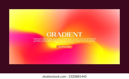 Modern Background Design with Gradient and Grain Texture. Minimalist Gradient Background with geometric shapes for Website design, landing page, wallpaper, banner, poster, flyer, and presentation