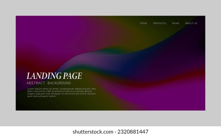 Modern Background Design with Gradient and Grain Texture. Minimalist Gradient Background with geometric shapes for Website design, landing page, wallpaper, banner, poster, flyer, and presentation