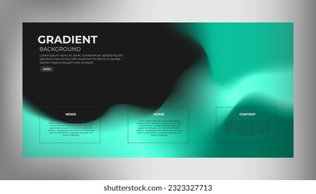 Diseño de fondo moderno con textura de gradiente y grano. Fondo de degradado minimalista con formas geométricas para el diseño del sitio web, página de inicio, fondo de pantalla, banner, afiche, volante y presentación