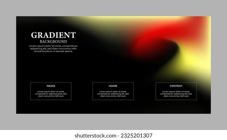 Modern Background Design with Gradient and Grain Texture. Minimalist Gradient Background with geometric shapes for Website design, landing page, wallpaper, banner, poster, flyer, and presentation