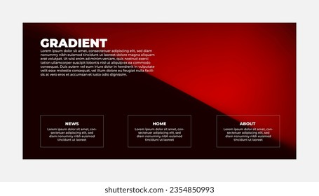 Modern Background Design with Gradient and Grain Texture. Minimalist Gradient Background with geometric shapes for Website design, landing page, wallpaper, banner, poster, flyer, and presentation