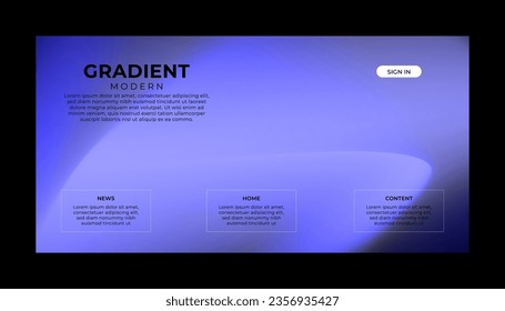 Modernes Hintergrunddesign mit Farbverlauf- und Körnerstruktur. Minimalistischer Farbverlauf-Hintergrund mit geometrischen Formen für Website-Design, Landing-Page, Tapete, Banner, Poster, Flyer und Präsentation