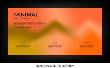 Modern Background Design with Gradient and Grain Texture. Minimalist Gradient Background with geometric shapes for Website design, landing page, wallpaper, banner, poster, flyer, and presentation