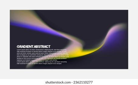 Modern Background Design with Gradient and Grain Texture. Minimalist Gradient Background with geometric shapes for Website design, landing page, wallpaper, banner, poster, flyer, and presentation