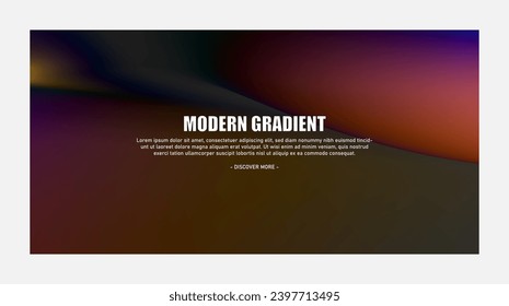 Modernes Hintergrunddesign mit Farbverlauf- und Körnerstruktur. Minimalistischer Farbverlauf-Hintergrund mit geometrischen Formen für Website-Design, Landing-Page, Tapete, Banner, Poster, Flyer und Präsentation