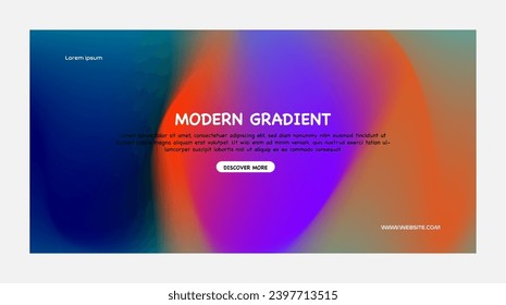 Modern Background Design with Gradient and Grain Texture. Minimalist Gradient Background with geometric shapes for Website design, landing page, wallpaper, banner, poster, flyer, and presentation