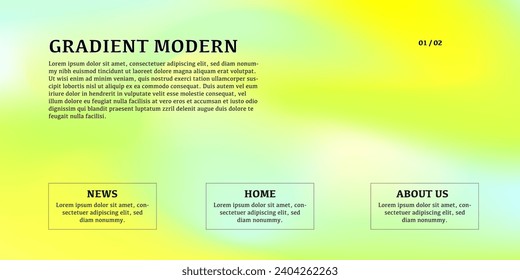 Modern Background Design with Gradient and Grain Texture. Minimalist Gradient Background with geometric shapes for Website design, landing page, wallpaper, banner, poster, flyer, and presentation