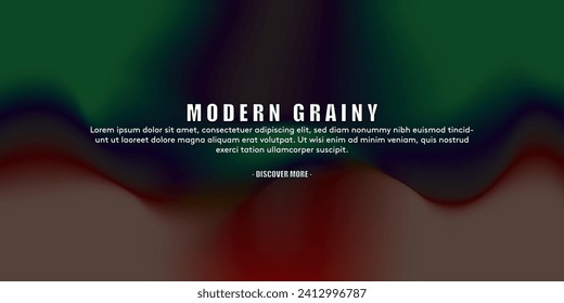 Diseño de fondo moderno con textura de gradiente y grano. Fondo de degradado minimalista con formas geométricas para el diseño del sitio web, página de inicio, fondo de pantalla, banner, afiche, volante y presentación