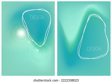 Modern background design with gradient, highlights and place for text. Vector illustration of a modern layout template. Business concept. Modern minimalist style.