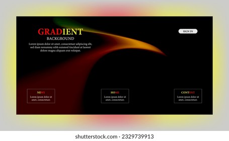 Modern Background Design with Gradient  Minimalist Gradient Background with geometric shapes for Website design, landing page, wallpaper, banner, poster, flyer, and presentation