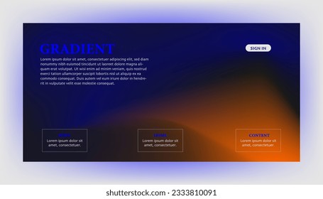 Modern Background Design with Gradient and Minimalist Gradient Background with geometric shapes for Website design, landing page, wallpaper, banner, poster, flyer, and presentation