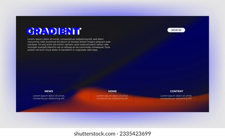 Modern Background Design with Gradient and Minimalist Gradient Background with geometric shapes for Website design, landing page, wallpaper, banner, poster, flyer, and presentation