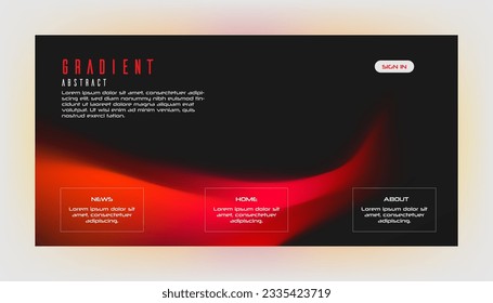 Modern Background Design with Gradient and Minimalist Gradient Background with geometric shapes for Website design, landing page, wallpaper, banner, poster, flyer, and presentation