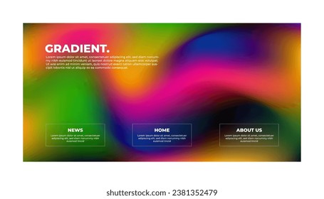 Diseño de fondo moderno con fondo degradado y degradado minimalista con formas geométricas para diseño de sitio web, página de inicio, fondo de pantalla, pancarta, afiche, volante y presentación