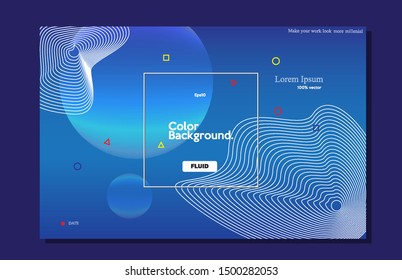 Modern background design. Trendy blend gradient shape composition for card, wallpaper, web, background, landing etc. Eps10 Vector