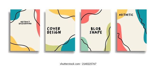 modern background design with trendy and vivid vibrant color. blue violet red orange green placard poster vector cover template