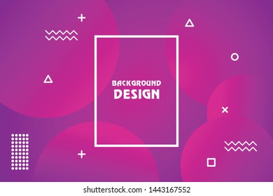 Modern background design vector concept, simple style and smart idea