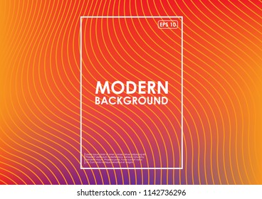 Modern background design. Wavy line patterns. vector illustration