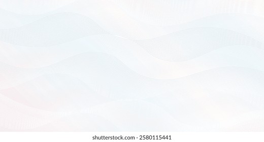 Modern background design with white line pattern (texture) in luxury pastel colour. Abstract horizontal vector template for business abstract modern