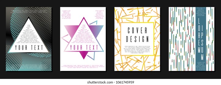 Modern background design for your business. Template in A4.  Can be used for poster, brochure, magazine, card, book, flyer, banner, anniversary. Trendy corporate style.