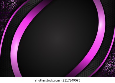 Modern background diagonal layer shape with black and pink gradient