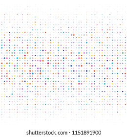 Modern background of dots on white