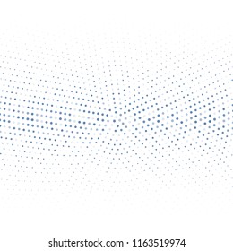 Modern background of dots on white