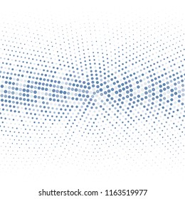 Modern background of dots on white