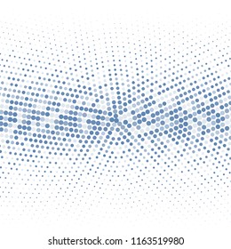 Modern background of dots on white
