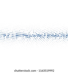 Modern background of dots on white