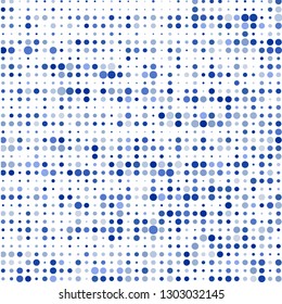 Modern background of dots on white