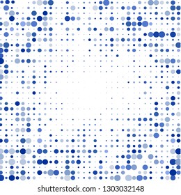 Modern background of dots on white