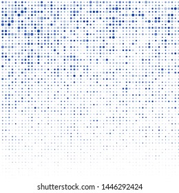 Modern background of dots on white
