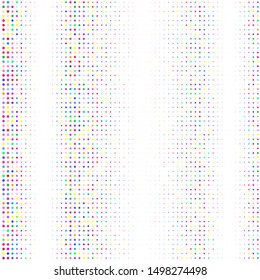 Modern background of  dots on white