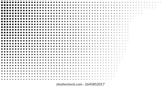 Modern background dotted halftone gradient texture. Vanishing polka dot background. Repeating dot abstract simple design