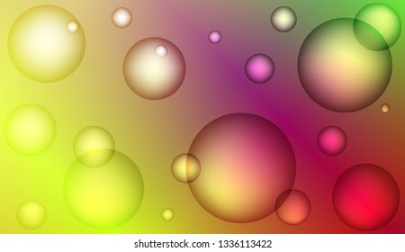 Modern background with drop. For business presentation wallpaper, flyer, cover. Color Vector illustration