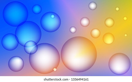 Modern background with drop. For business presentation wallpaper, flyer, cover. Color Vector illustration