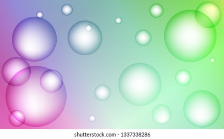 Modern background with drop. For business presentation wallpaper, flyer, cover. Pastel Gradient Color Vector illustration