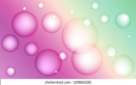 Modern background with drop. For business presentation wallpaper, flyer, cover. Pastel Gradient Color Vector illustration