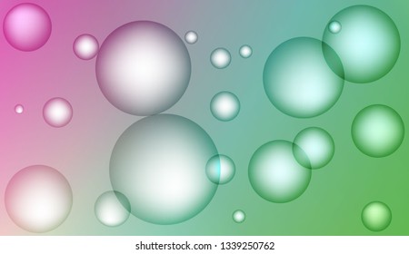 Modern background with drop. For business presentation wallpaper, flyer, cover. Pastel Gradient Color Vector illustration