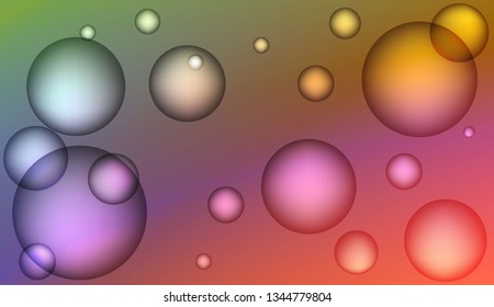 Modern background with drop. For business presentation wallpaper, flyer, cover. Color Vector illustration