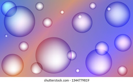 Modern background with drop. For business presentation wallpaper, flyer, cover. Color Vector illustration