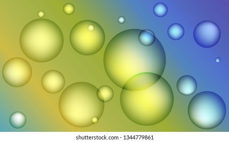 Modern background with drop. For business presentation wallpaper, flyer, cover. Color Vector illustration