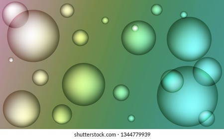 Modern background with drop. For business presentation wallpaper, flyer, cover. Color Vector illustration