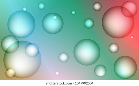 Modern background with drop. For business presentation wallpaper, flyer, cover. Color Vector illustration