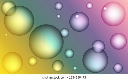 Modern background with drop. For design flyer, banner, landing page. Bright Gradient Color Vector illustration
