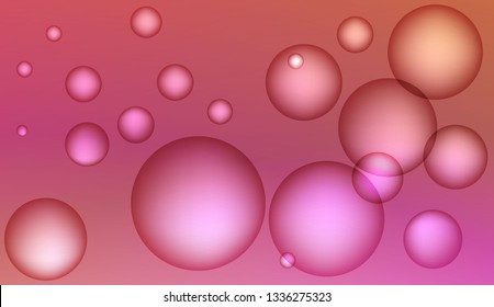 Modern background with drop. For design flyer, banner, landing page. Bright Gradient Color Vector illustration