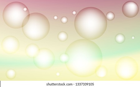 Modern background with drop. For design flyer, banner, landing page. Bright Gradient Color Vector illustration